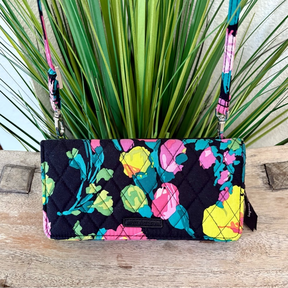 Vera Bradley Floral All In One Crossbody Bag